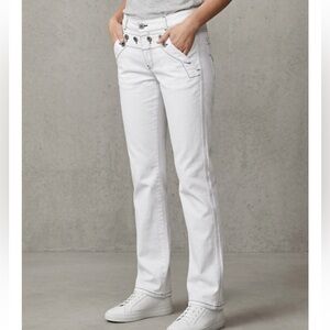 Hugo Boss Vintage Sailor Straight Leg White Jeans